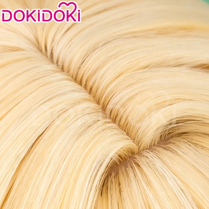LQEmilie Wig Game Genshin Impact Cosplay Wig DokiDoki Perfumer Emilie Cosplay Glasses Necklace Women 45cm Short Hair Free Wig Ca