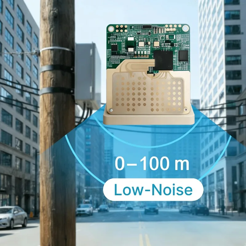 LINPOWAVE U100L 4D Millimeter Wave Radar 60GHz 0.4m-100m Detection Range High Resolution UAV Radar