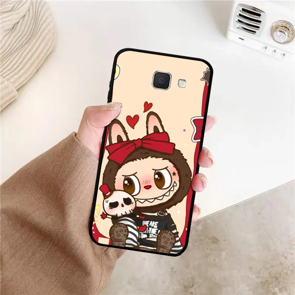 New K-Kawaii Cute L-Labubu Phone Case For Samsung J 7 plus 7core J7 neo J6 plus prime J6 J4 J5 Mobile Cover