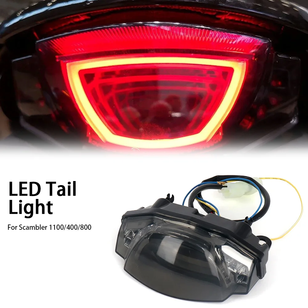 

New Motorcycle Accessories Integration LED Tail Light Turn Signal Lamp Assembly For DUCATI SCRAMBLER 400 Scrambler 800 1100