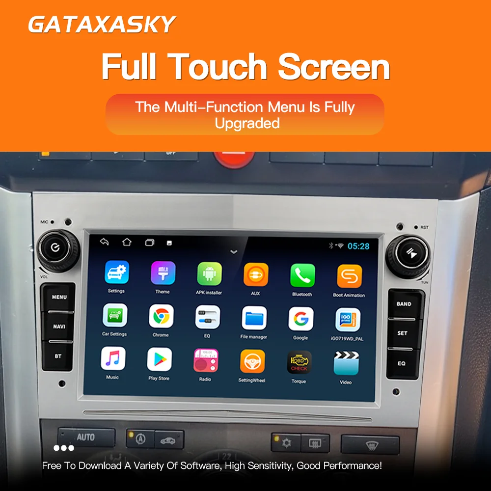 GATAXASKY Android Car Radio Multimedia For Opel Vauxhall Astra H G J Antara vectra c b Vivaro Signum Astra H corsa c d zafira b