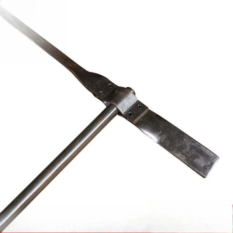 Spiral blades of steel-lined mixer, double blades