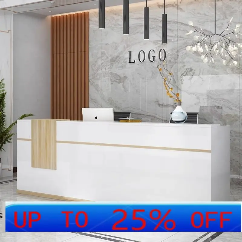 

YJQ front desk office welcome reception desk simple modern creativity
