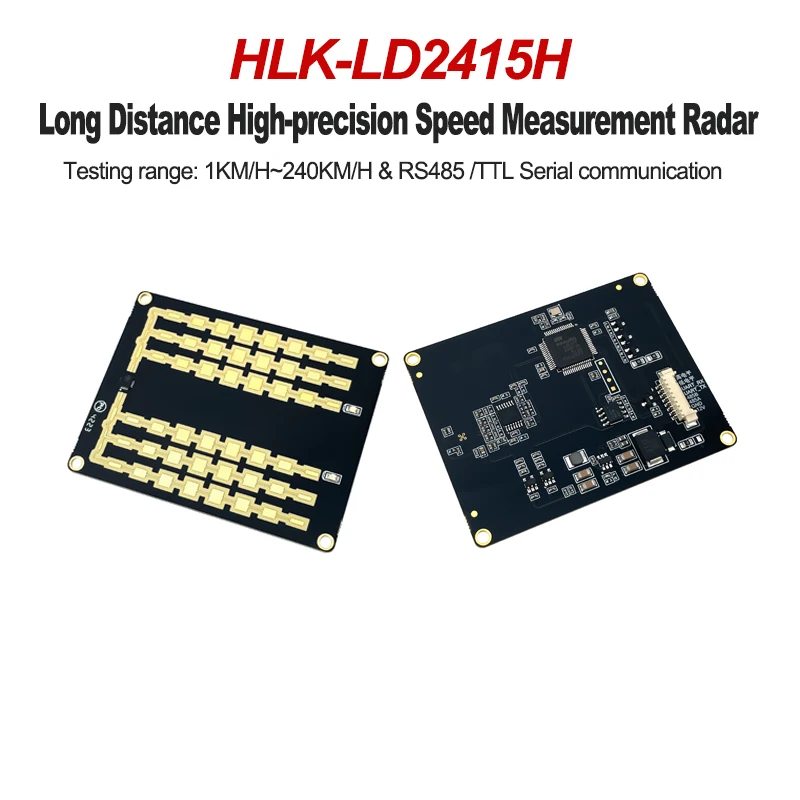 Hi-Link LD2415H 24GHz Millimeter-Wave Vehicle Speed Feedback Radar Module | 1KM Long-Range High-Precision Speed Sensor
