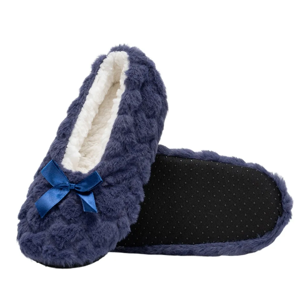 

Fashion Anti-slip Winter Floor Socks Thermal Heart Thicken Plush Socks Hosiery Soft Bow Sleeping Socks Girls