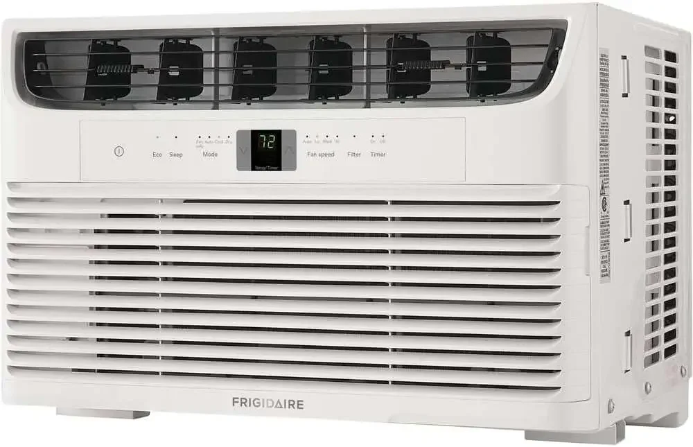 FFRA062WAE Window-Mounted Room Air Conditioner, 6,000 BTU with Multi-Speed Fan, Sleep Mode, Programmable Timer, in Wh