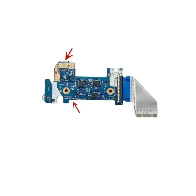 for HP 14s-cr 14-dk 14-ck 14-cf laptop USB 3.1 Type C card reader power board L24483-001 6050a 2979701   100% teste