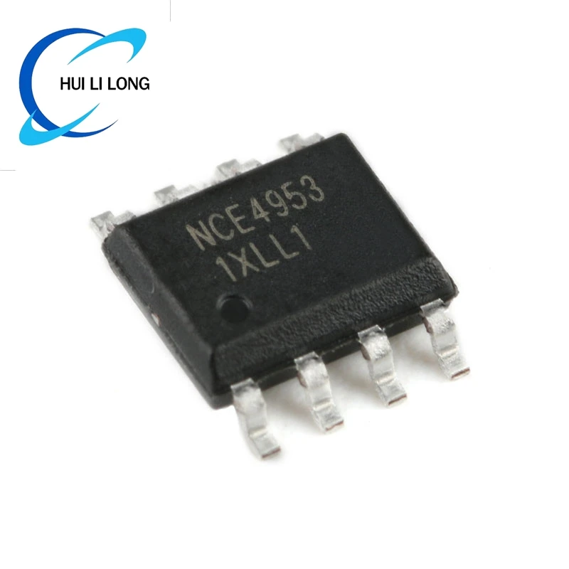 10pcs/lot NCE4953 SOP-8 NCE 4953 SOP8 30V/5.1A Dual P-channel MOS Field-effect Transistor IC Chip New Original