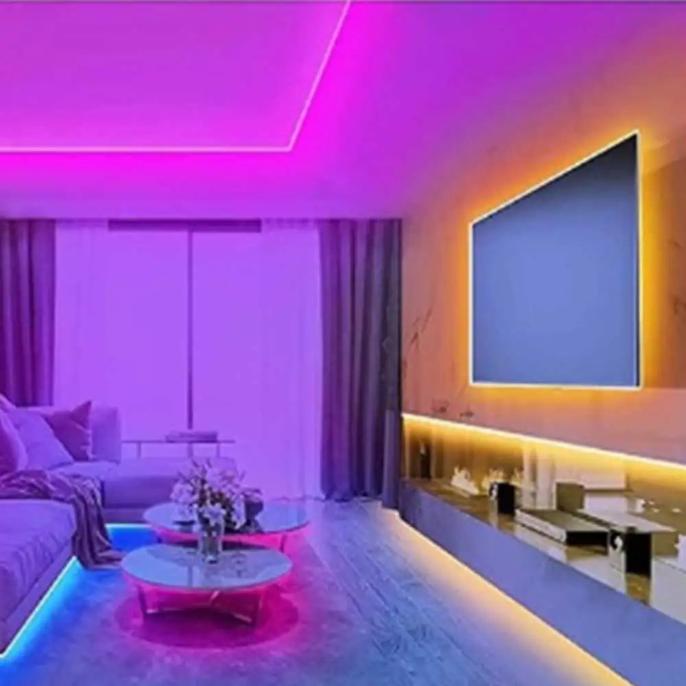 USB LED Light RGB Neon Strip 1M 2M 3M 4M 5M 5V Neon Tape For Home Decor LED Lights Decoration Lighting SMD3535 72LEDs/M