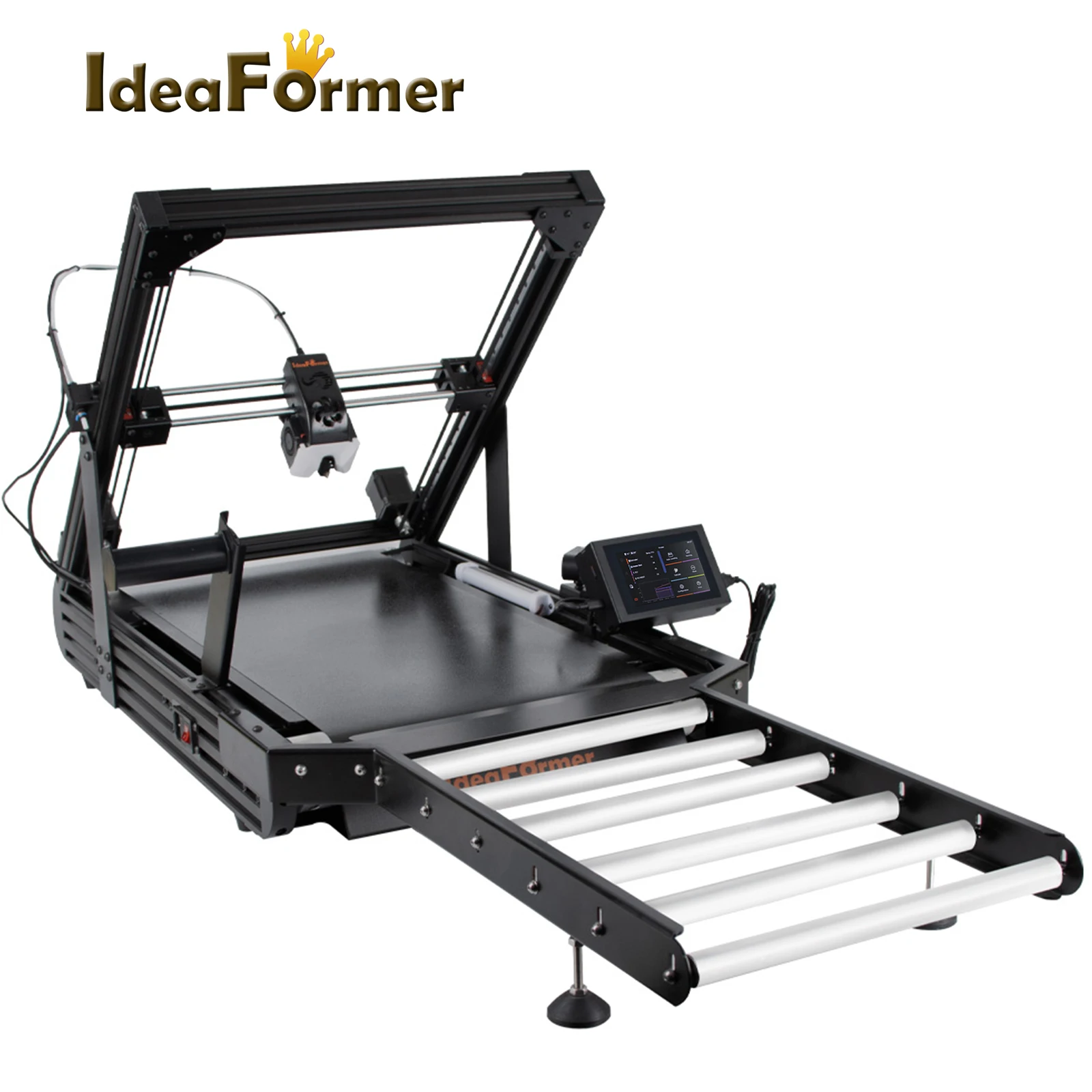 🖶IdeaFormer IR3V2 With Tray Infinite Z-Axis Steel Conveyor Belt 250×250×∞mm Klipper Firmware Auto Leveling 3D Printer