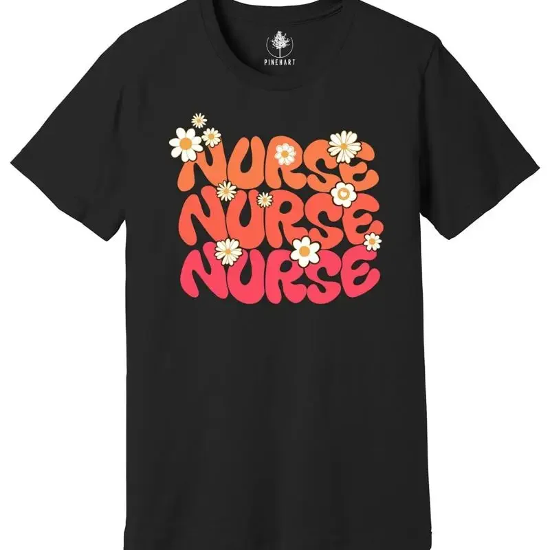 Nurse Shirt, Retro …