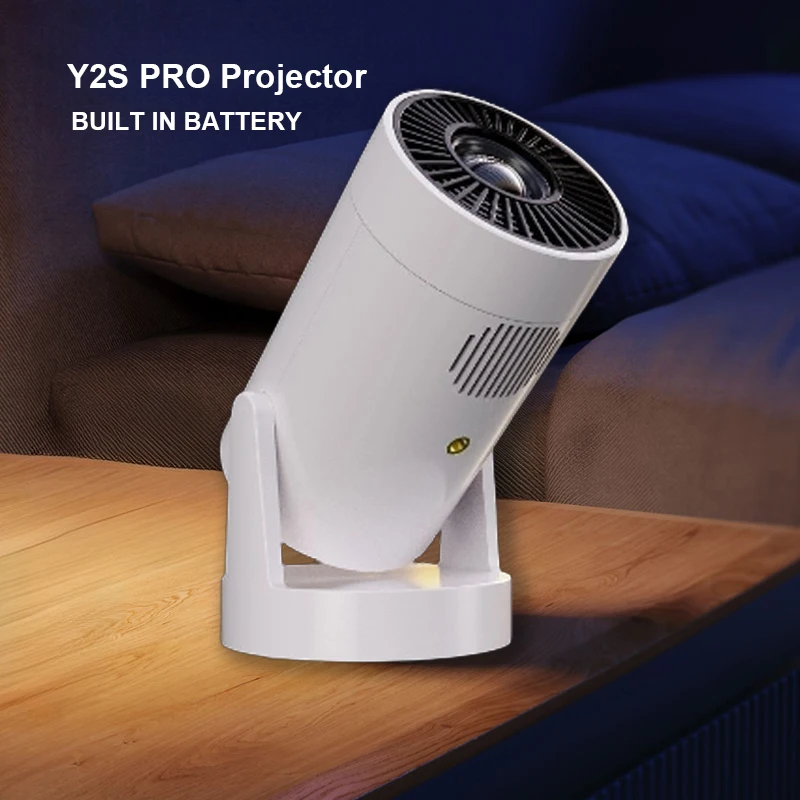 

The mini projector takes up no space. The best-selling Y2S battery model—projector. Portable cinema. Large projection size.
