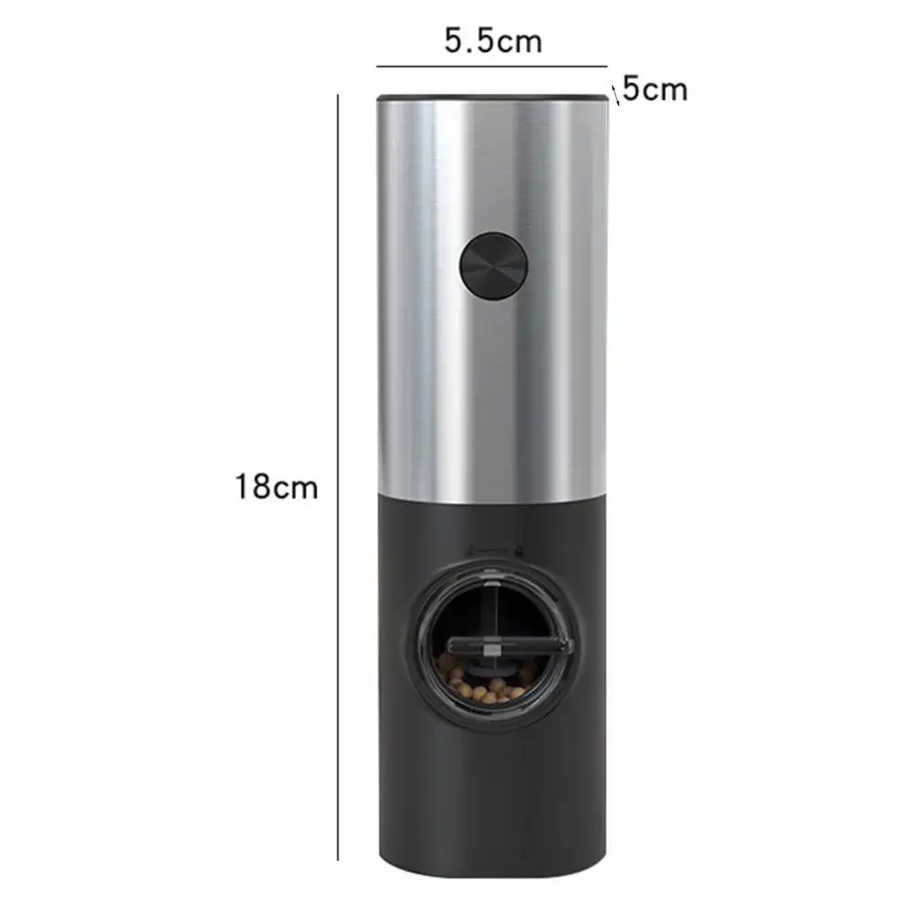 70ML Rechargeable Electric Pepper Grinder Salt And Pepper Mills USB Charging Pepper Grinding Machine Kitchen Gadget