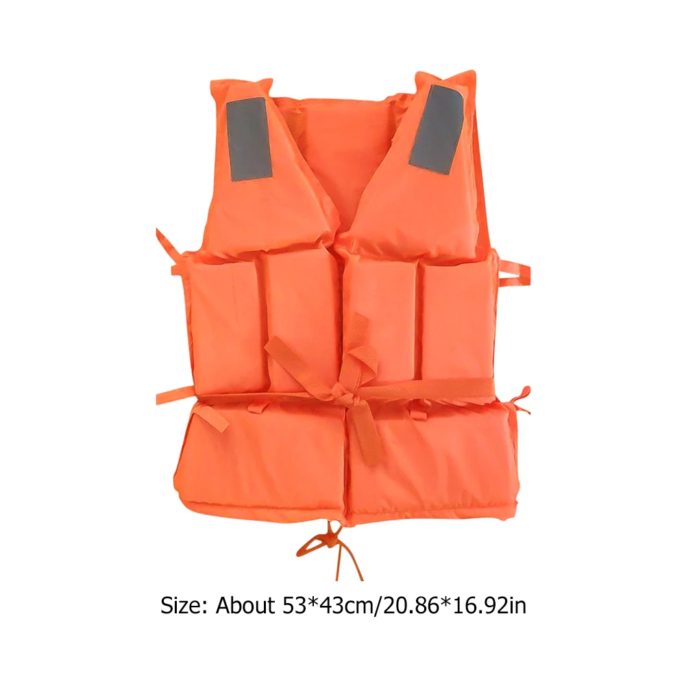 Fishing Life Jacket Survival Suit Life Vest Swimming for Adult with Whistle Water Sports Survival for Kayaking Boating