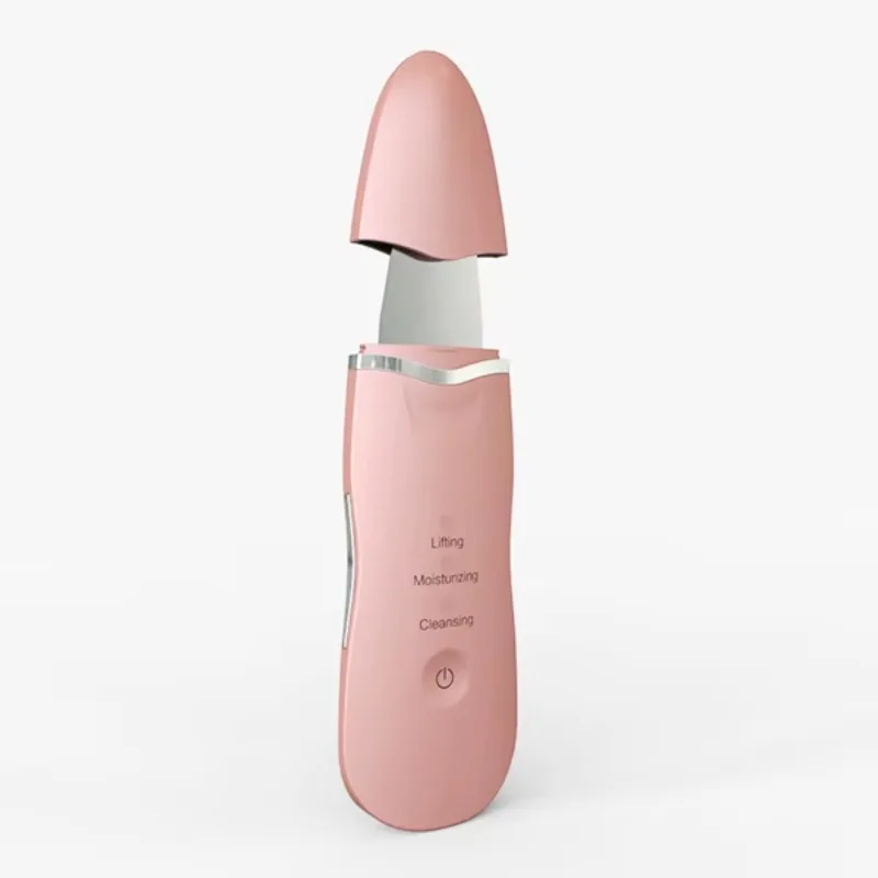 Ultrasonic Skin Scrubber Spatula Home Use Facial Cleansing Lifting Skin Care Device Portable Face Exfoliating Beauty Instrument