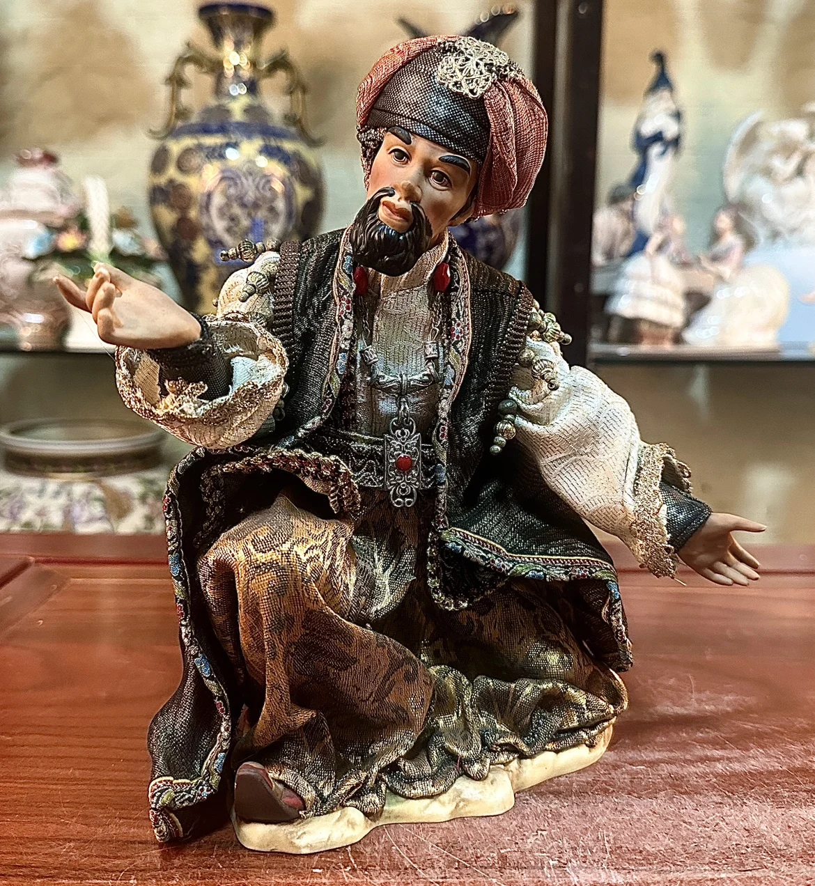 Ceramic Craft Owell Porcelain Western Figure Sculpture Eastern Sage Figurine Jesus Nativity Pilgrim Catholic Figure Home Decor
