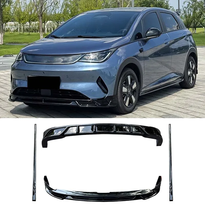 High Quality Car Body Kit for BYD Dolphin 2022 Front Lip Plastic Polished Finish Easy Installation Upgrade