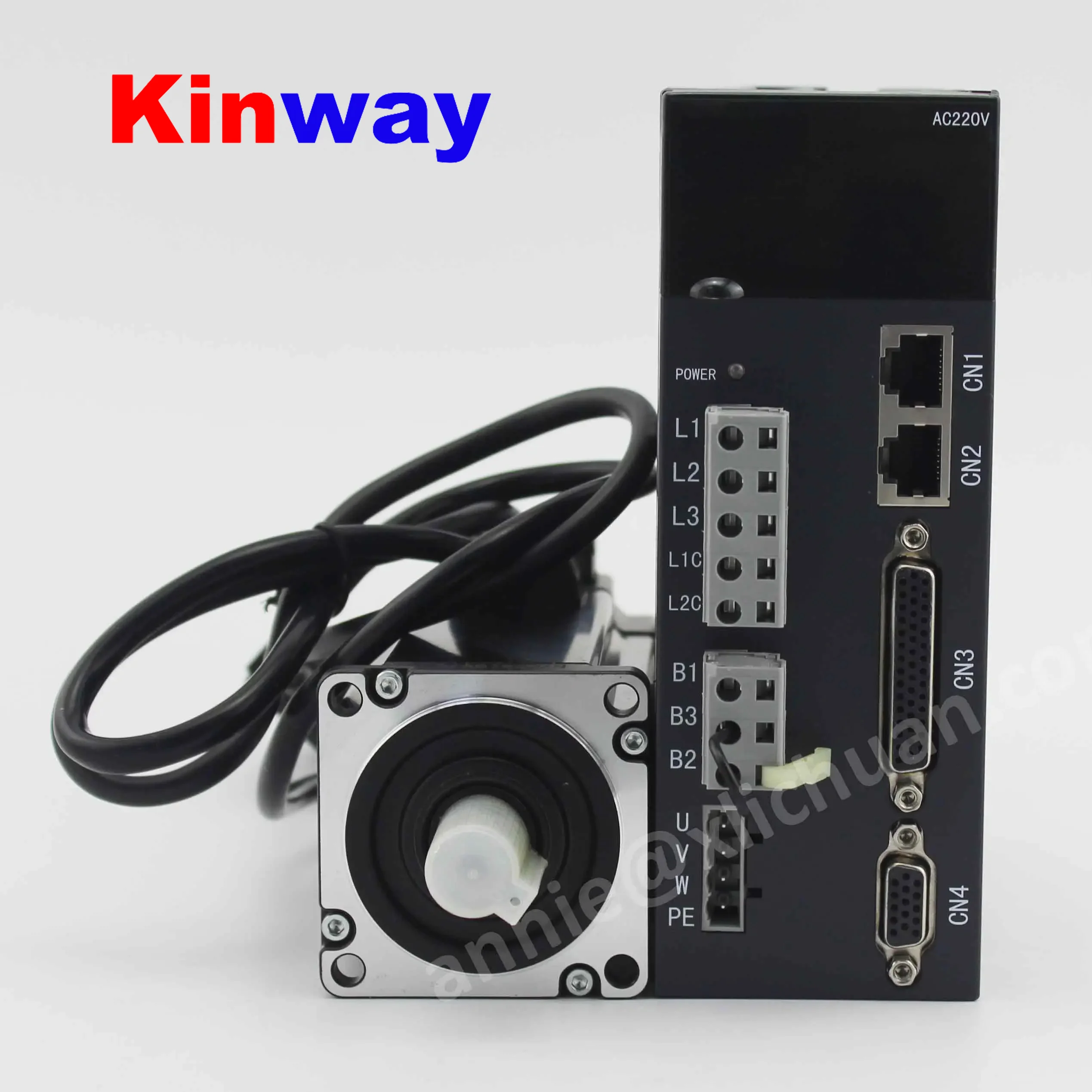 

Серводвигатель Kinway 400 Вт 60ST-M01330, комплект драйверов серводвигателя AC220V 1,27 Нм, 3000 об/мин, 60 мм, двигатель для сервопривода с ЧПУ