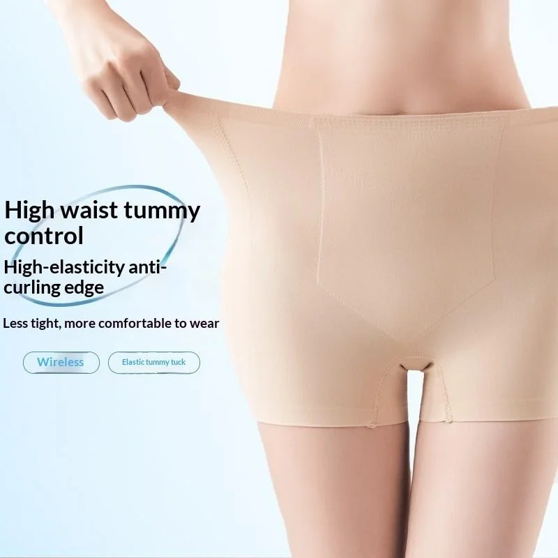 Gepolsterte High-Waist-Shorts, Po-Former, Po-Lifting-Höschen, Bauchkontrolle, Body Shaper mit Po-Pads, Shapewear – Detail 6
