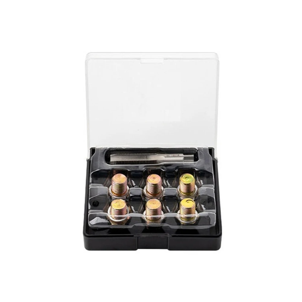 

Automotive Tap Set Thread Repair Kit Repair Tool Stainless Steel Construction Hardened And Tempered Wear Resistant