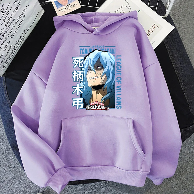 Anime Shigaraki Tomura Printed Hoodie For Women Fashion Autumn And Winter Pullover Sunisex Creative Personalized Sweatshirts