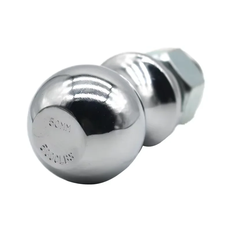 Chrome Plated 50mm/2 Steel Hanging Traction Ball 6000 lbs Capacity Coupled Trailer Parts for RV Camping RV Accessories view 3
