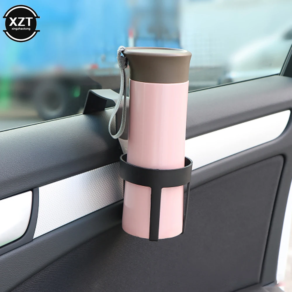 Portable Car Truck Door Cup Holder Window Hook Mount Water Bottle Cup Durable Stand Container Auto Interior Supplies Accessories