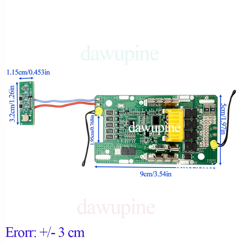 BL1830 obudowa baterii litowo-jonowej BMS zrównoważona płytka ładująca PCBA do baterii litowej Makita 18V 15X21700 obudowa BL1812B — zdjęcie produktu 3