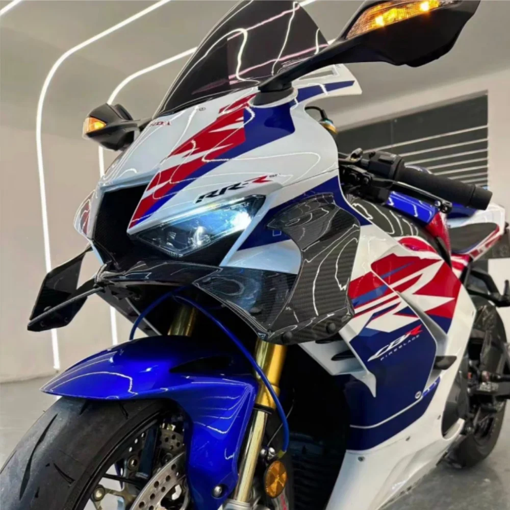 Motorcycle For Honda CBR1000RRR CBR1000RR-R 2021 2022 2023 100%Pure Carbon Fiber Wing Wind Spoilers Deflector Winglets