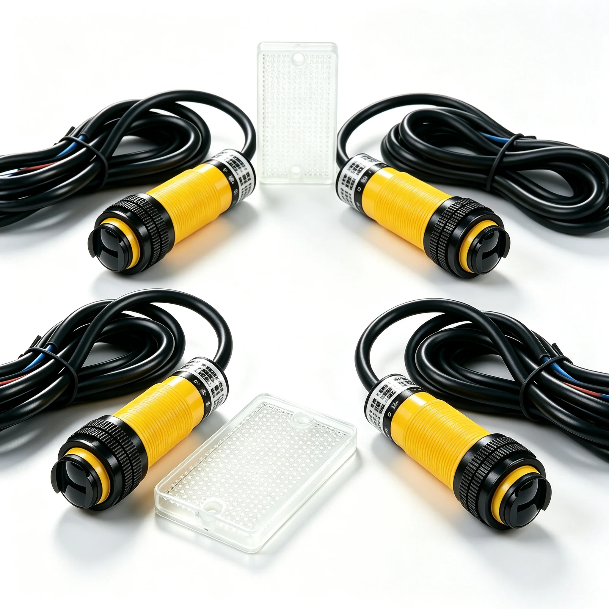 Feedback Reflective E3F-R2NK NPN PNP Photoelectric SwitchDC5-36V Detection Range 2m Adjustable NK/N2/P1/P2/Y1/Y2 Infrar Sensor