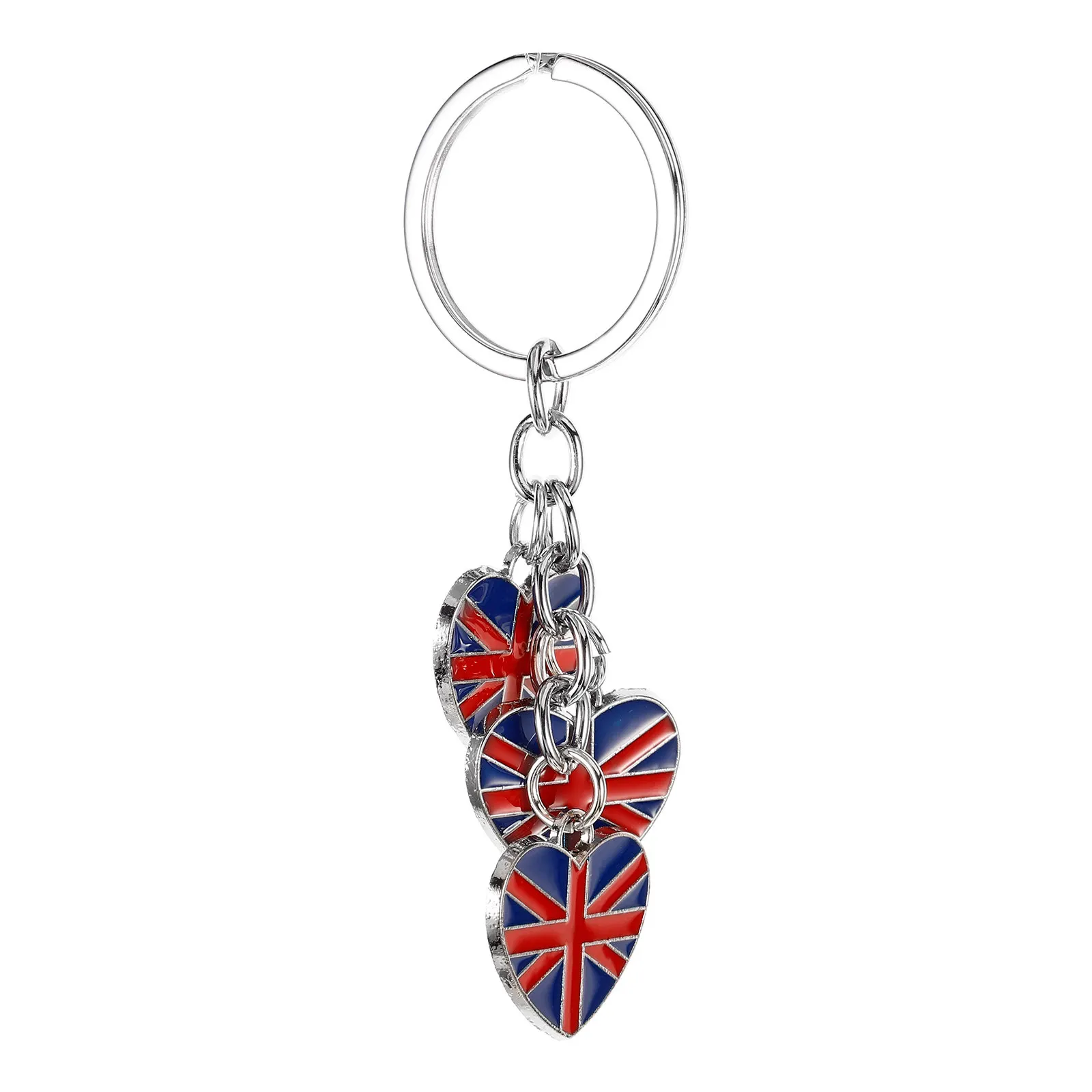 Durable UK Keyring British Culture Keychain England Flag Accessory Style Country Decor Pendant English