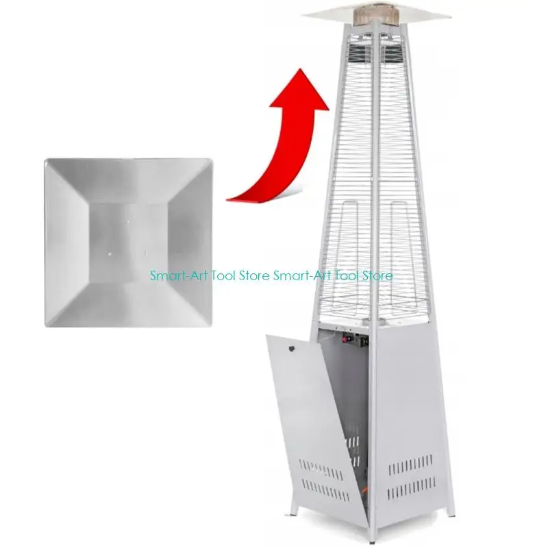E1PB Aluminum Patios Heaters Reflectors For Outdoor Pyramids Heaters Durability Weatherproofed Multiple Models