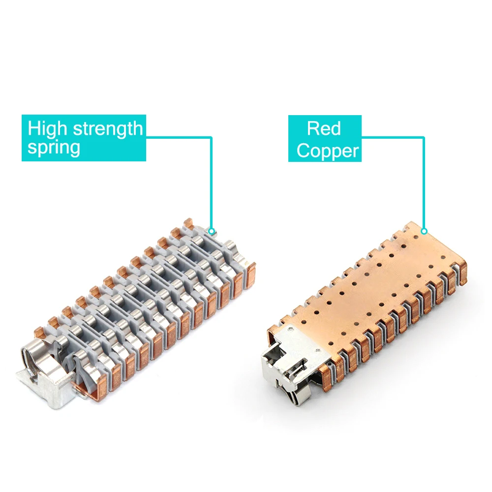 Wire Electrical Connectors PTFIX 2.5mm Wire Merging And Branching Device Push-in Terminal Block Connector Mount On Din Rail