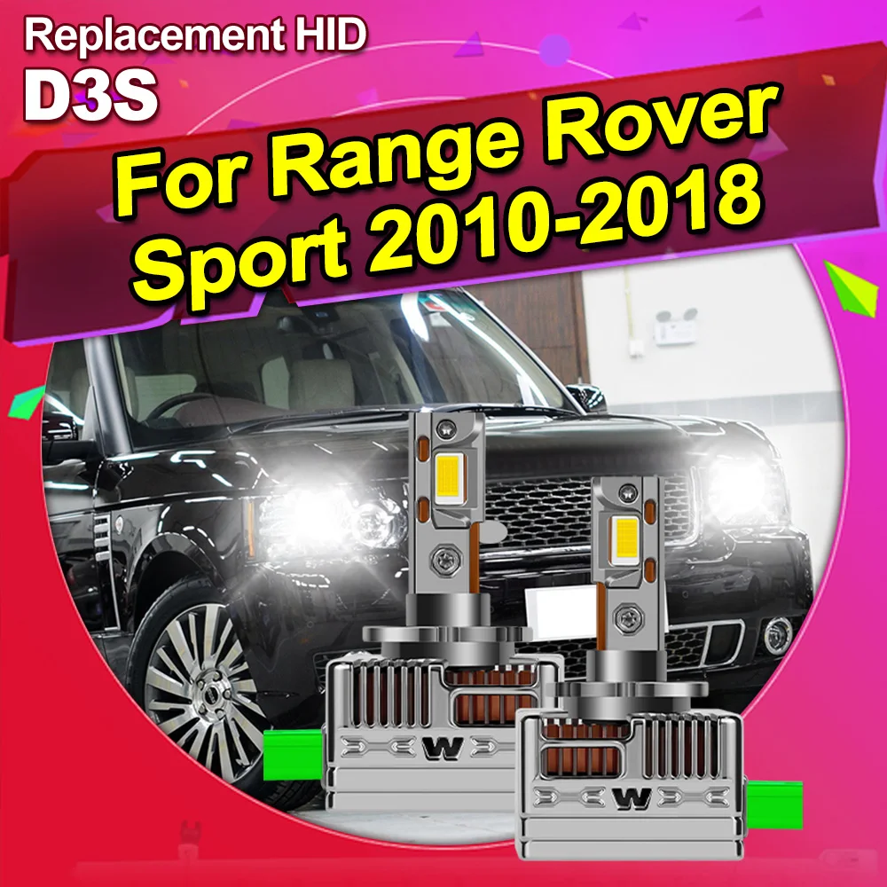 

For Range Rover Sport 2010-2018 D3S D3R LED Headlight Kit Bulbs 150W 20000LM 6000K White Replacement Conversion Lamp