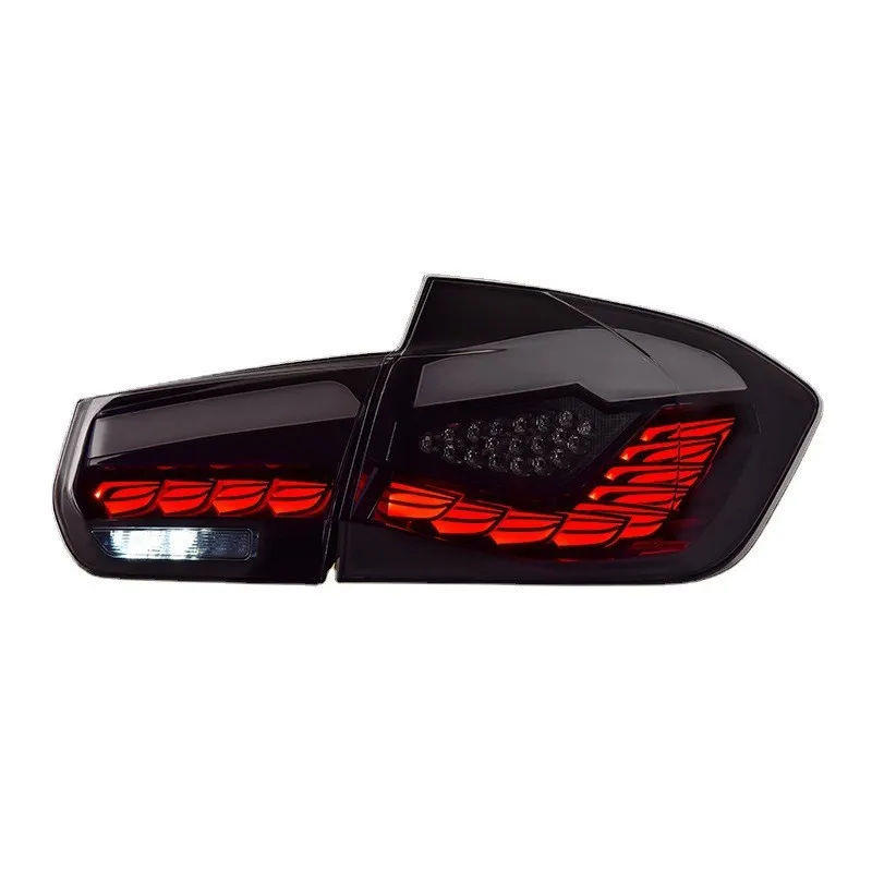 Taillight for 13-18 BMW 3 Series F30 GTS Taillights Upgrade M4 GTS Dragon Scale LED Rear Tail Light Water Steering