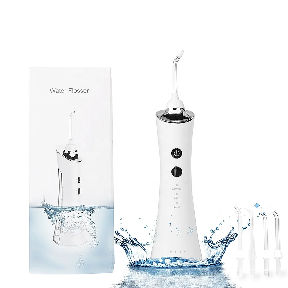 

150ML Portable Cordless Four Nozzles Deep Cleaning Sonic Rechargeable Water Flosser