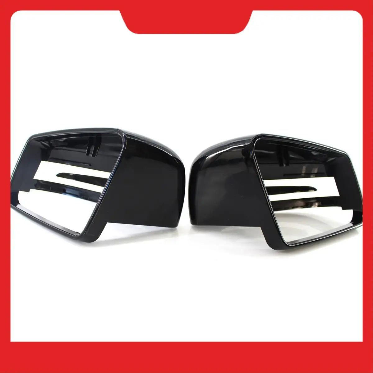 

1 Pair Door Mirror Covers Side Mirror Caps For C E S GL Class W204 W212 W221 CLA GLA 2009-2013 Gloss Black