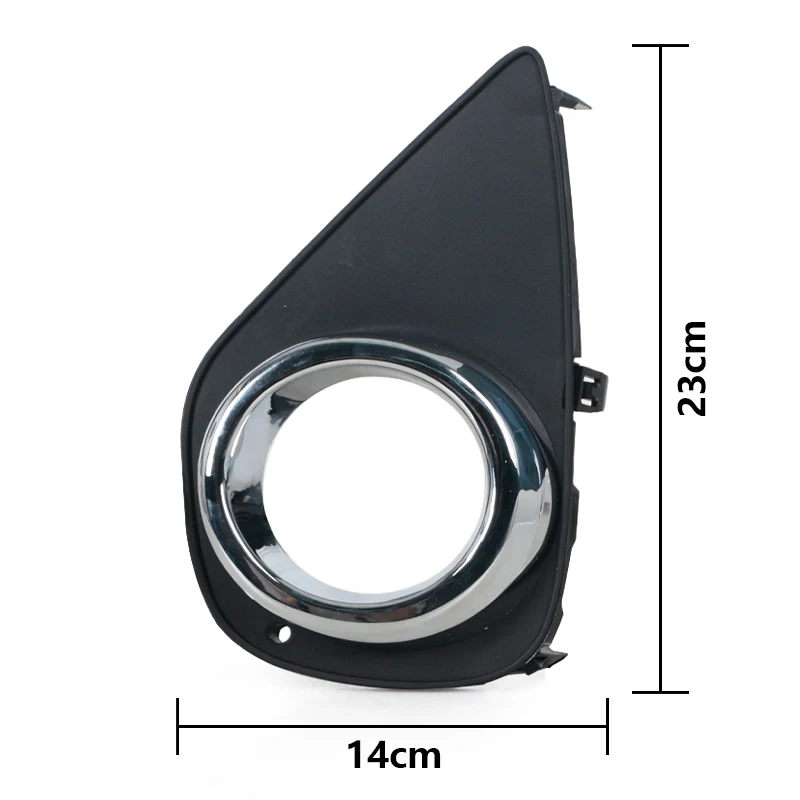 Chrome Fog Light Cover  For Toyota Yaris  2015 2016 2017 Foglight Lamp Grille Grill Bezel Shade Front Bumper Driving Light