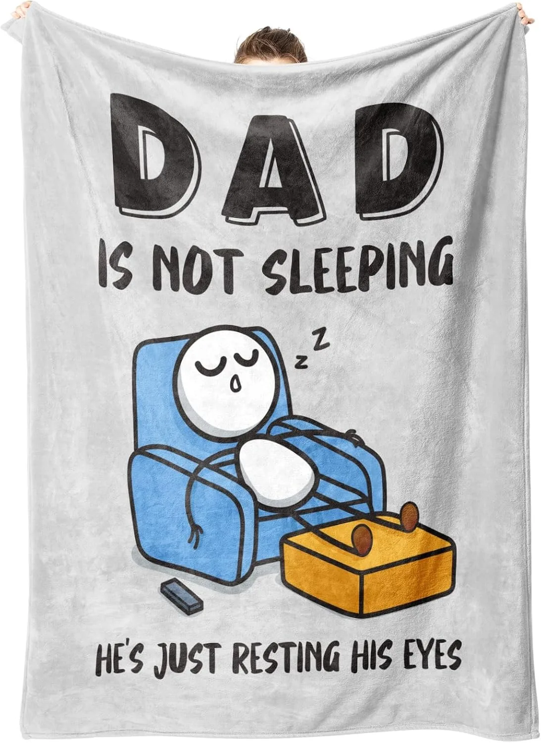 Perfect Gifts to Dad Blankets for Father's day Mother's Day Anniversary Birthday for Mom Son Daughter Grandpa Grandma Aunt Throw