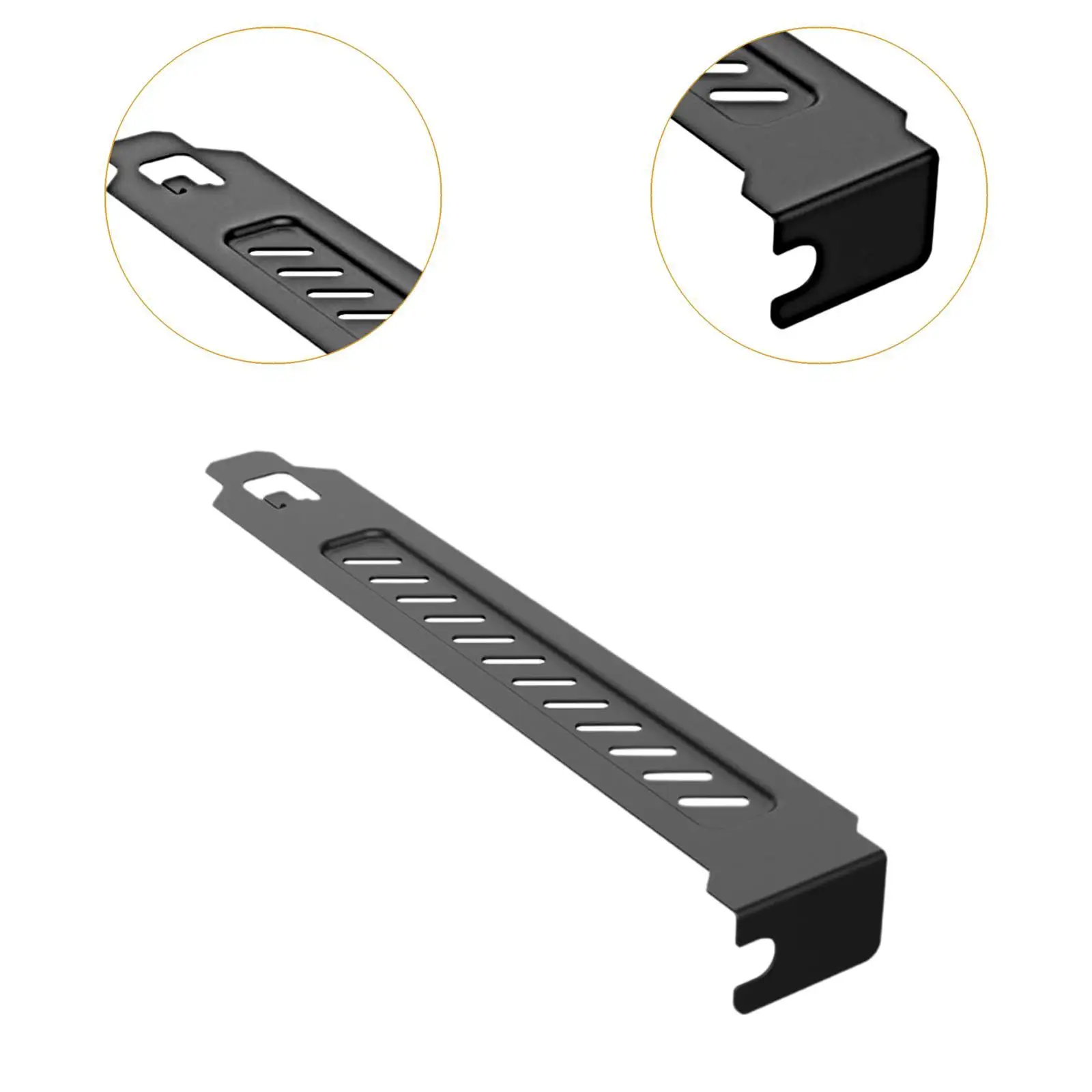 10x Abdeckplatte für Erweiterungssteckplatz, einfache Installation, PCI-Steckplatzabdeckungen für Luftstrom