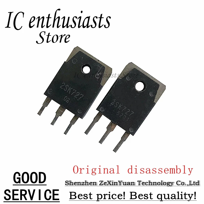 

10PCS 2SK727 K727 5A 900V TO-3P Original disassembly