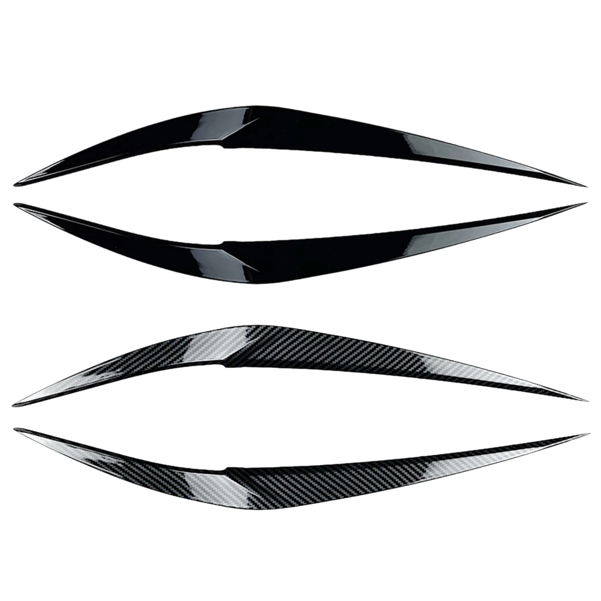 2 stücke Front scheinwerfer Augenlid Augenbrauen Trims für bmw x1 f48 f49 20i s-drive 25i x-drive 2016 2017 2018 2019 2020 2021