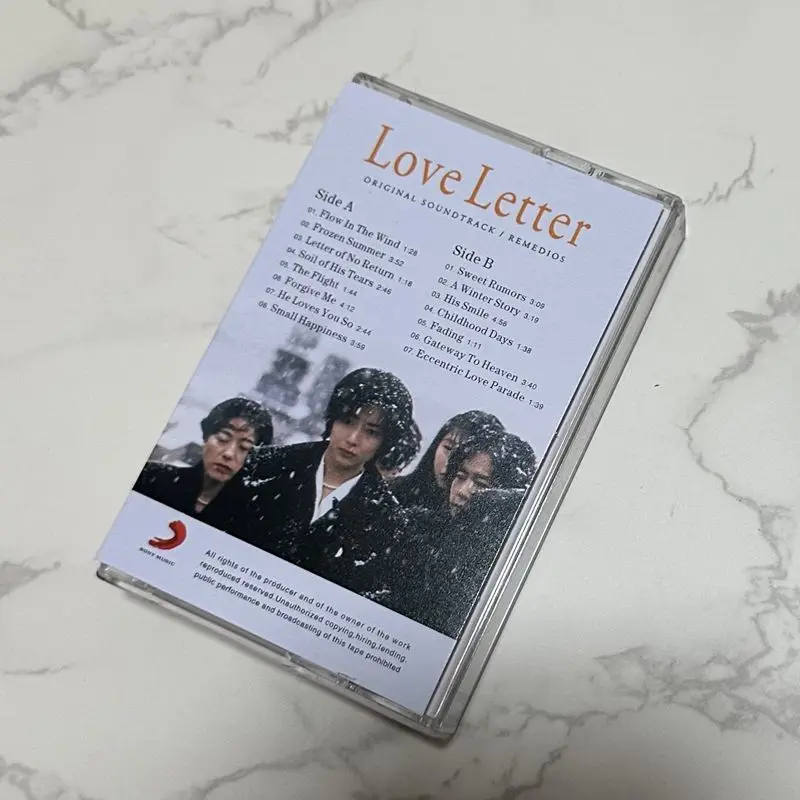 In Stock Love Letter Original Movie Soundtrack Cassette Japanese Piano String OST Brand New Sealed Retro Collectible Gift view 3