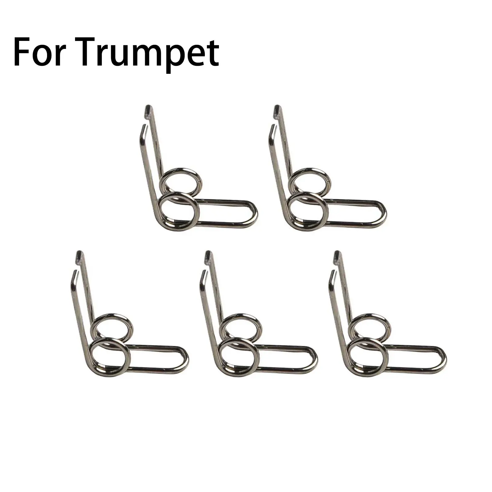 5PCS Iron Trumpet Trombone Alto Valve Spring Water Key Springs Trumpet Making Tools For Brass Instrument Musical Accessories