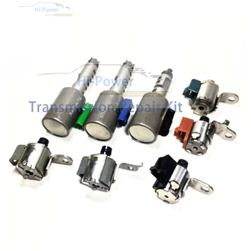 

AW55-50SN AW55-51SN AF33-5 AW235 RE5F22A 8PCS Transmission Solenoids Set For Gearbox Solenoid Valve For Saab Alfa Chevy Volvo