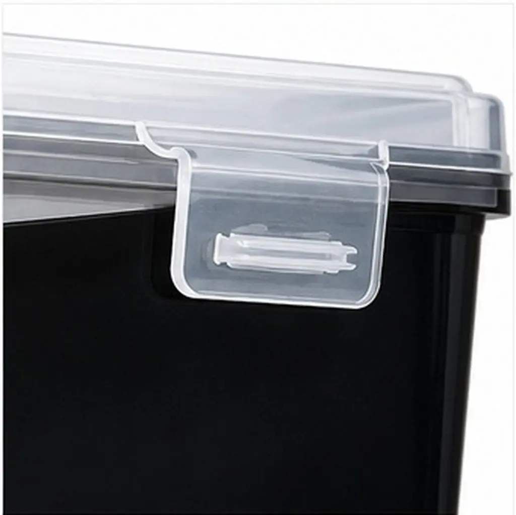 Small Parts Organizer Case Transparent Portable Tool Box for Nuts Bolts Screws Fasteners Hardware Storage 30x9.7x8.6cm Large