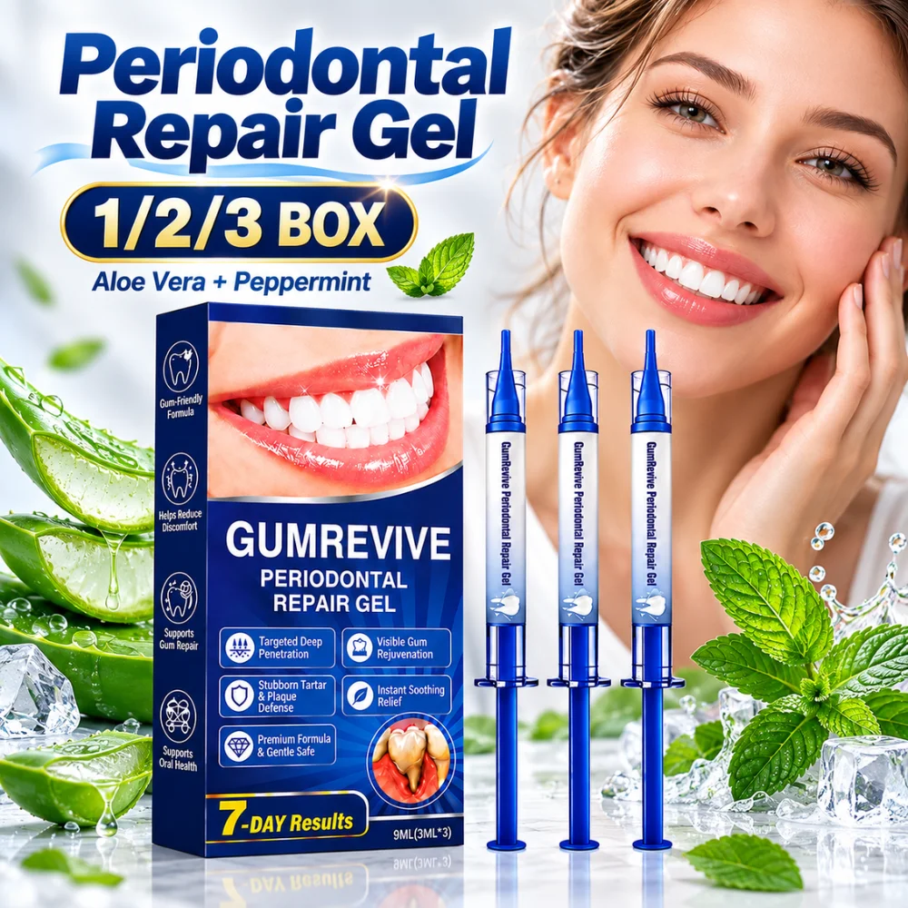 9ml Gumline Care Gel Hyaluronic Acid Coenzyme Q10 Aloe Vera Peppermint Precision Syringe Formula for Sensitive Gum Oral Hygiene