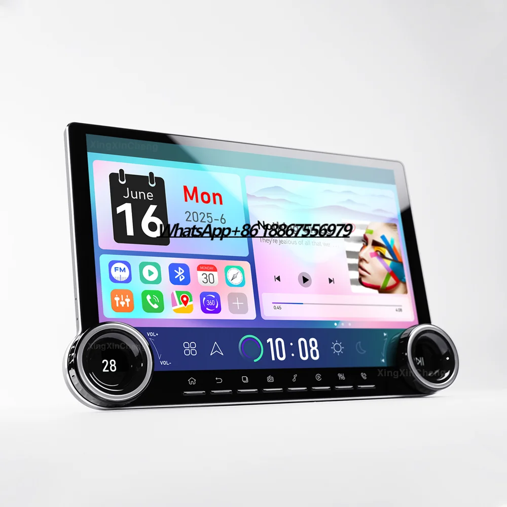 Android 13 Car Radio Diamond 2K Stereo 64G 128G Autoradio 12.95inch Universal Car Screen GPS BT Smart Car Systems