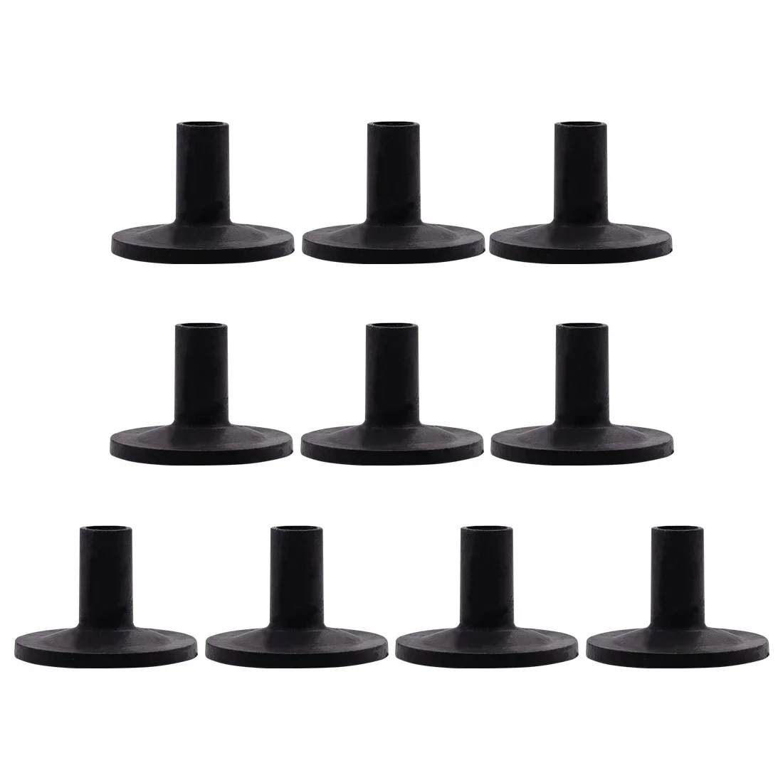 10-Piece Drum Cymbal Sleeve Set Cymbal Stand Tilter Sleeve Wear-Resistant Plastic Sleeve for Drum Kit