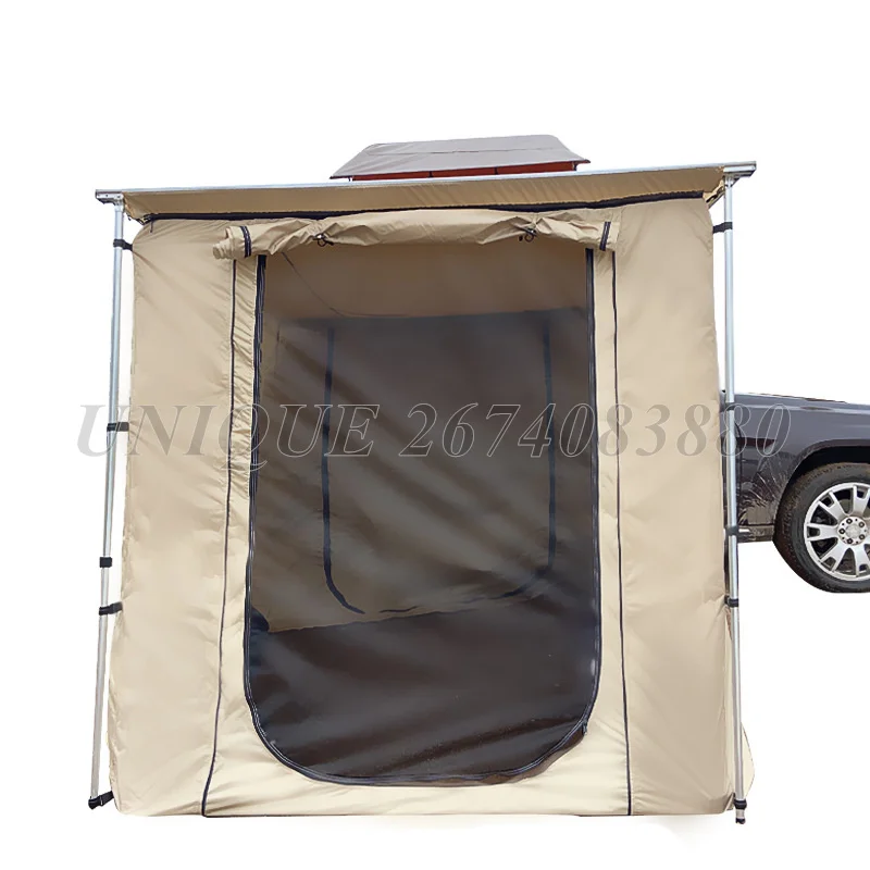 Rainproof Side Tent for Camping, Car Awning, Side Tent, Self-Driving Pergola Canopy